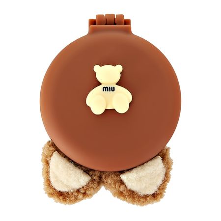 Расческа для волос с зеркалом и с резинкой MISS PINKY FAVS