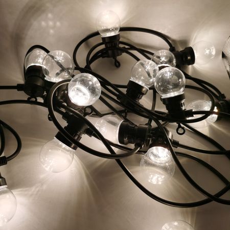 гирлянда MAXIJOY Лампочки 4,5м 50LED теплый белый свет