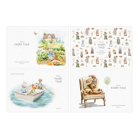 альбом для рисования BG Fairy Tale 32л А4 100 г/кв.м на скрепке альбом для рисования listoff красивая девушка а4 40 листов на скрепке