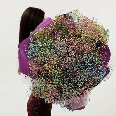 Букет живых цветов БУКЕТНАЯ ЛАВКА Радуга