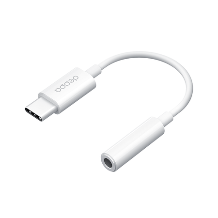 Адаптер Deppa (72408) Type-C/Jack 3.5mm (белый)