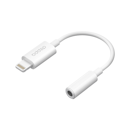 Адаптер Deppa (72404) Lightning/Jack 3.5mm (белый)