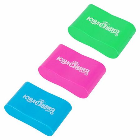 ластик ЮНЛАНДИЯ Супер 33х21х10мм эргономичный в асс-те