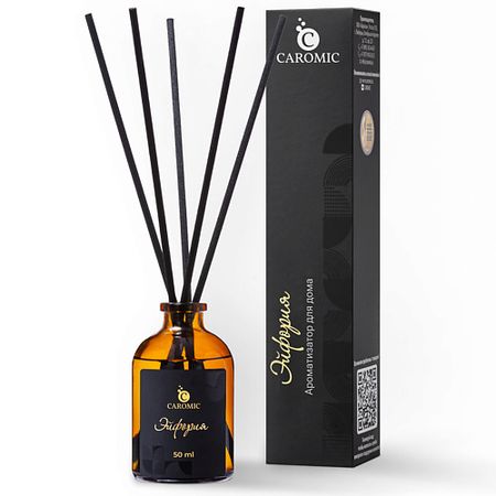 Аромадиффузор CAROMIC Диффузор ароматизатор для дома с палочками Эйфория