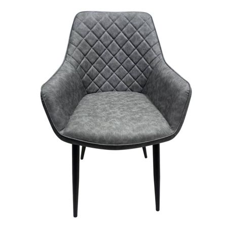 стул SOFY 600х580х860мм искусственная кожа/металл серый ежедневник недат а5 160л snake серый иск кожа интегр переплет обл кожа змеи ляссе