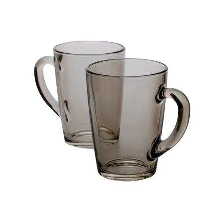 кружка OSZ Капучино 300мл стекло графит