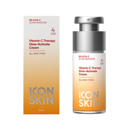 Крем для лица ICON SKIN с витамином С для сияния и упругости кожи 30 мл
