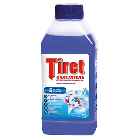 Очиститель для стиральных машин TIRET Комплексное очищение 250 мл роджер бутл искусственный интеллект и экономика работа богатство и благополучие в эпоху мыслящих машин