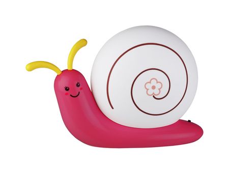 светильник ночник ЭРА Улитка 0,5Вт LED 120Лм 2700К малиновый