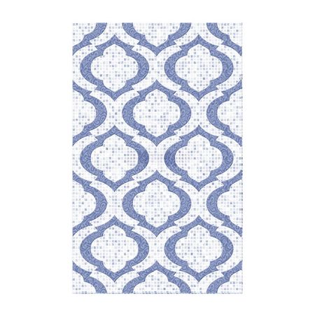 плитка настенная 25х40 Альбуфера орнамент сине-голубая