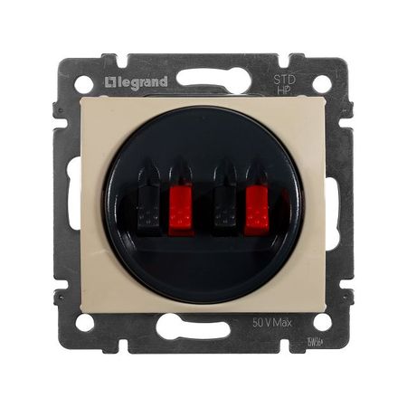 розетка Legrand Valena аудио пластиковая 70х70х35 мм IP20 слоновая кость