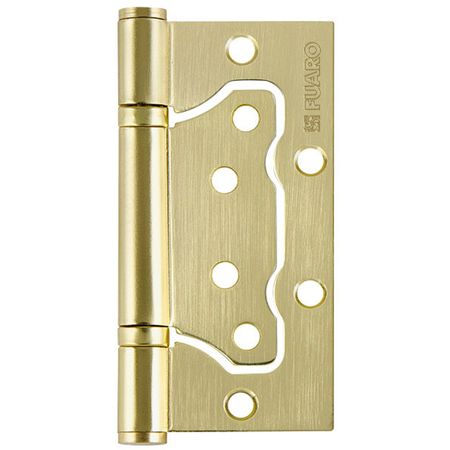 петля универсальная бабочка FUARO 100x75х2,5мм матовое золото