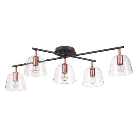 люстра Lumion Moderni Joseph 4455/5C 5 x E14 x 40 Вт черная + медь хелен филдинг joseph andrews