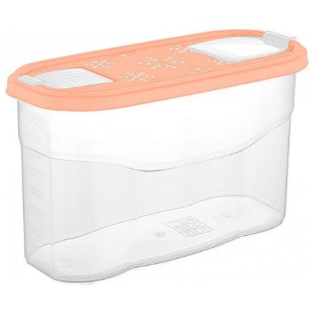 банка для продуктов PLAST TEAM Bergen 2л круглая пластик персиковая карамель