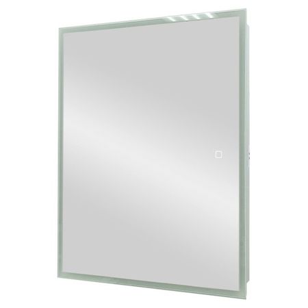 шкаф зеркальный INDIGO 60см LED сенсор белый