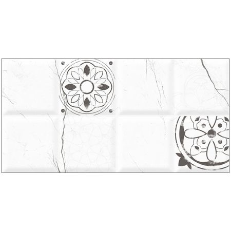 настенная плитка Keramin Альба пэчворк 60х30 см белая