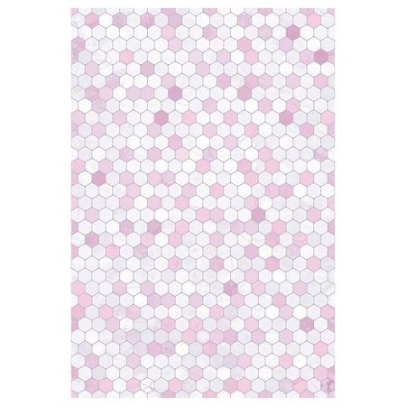 настенная плитка Culto Meison Deco 27х40 см соты розовая трафарет barocci пвх многоразовый соты плитка 20х25см ф 071