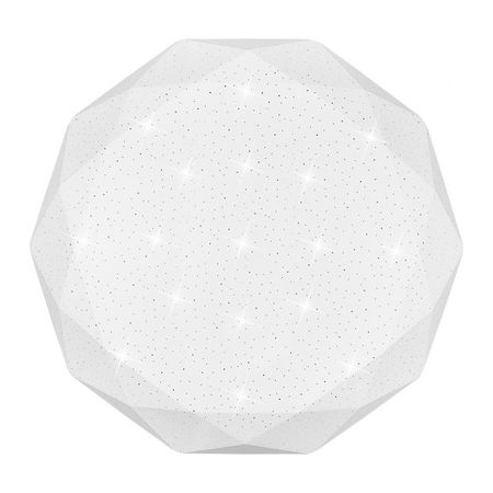 светильник светодиодный TANGO Кристалл 80Вт пластик круглый белый скетчбук а5 100л вкусный кот белый офсет 100г м2 фигурная вырубка тв обложка гребень