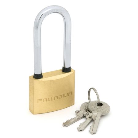 замок навесной PALLADIUM 301B-40L 40мм латунь длинная дужка