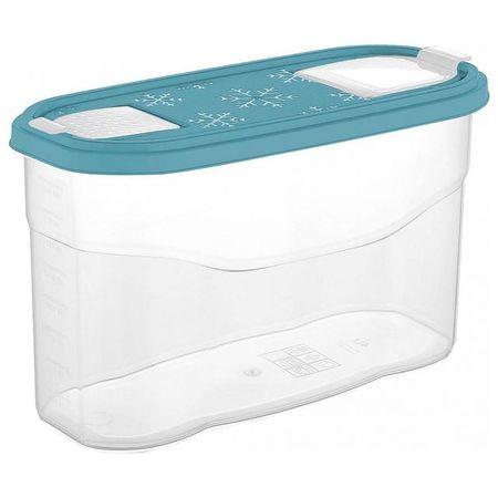 банка для продуктов PLAST TEAM Bergen 2л круглая пластик голубой океан