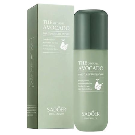 Лосьон для лица SADOER Лосьон для лица органический увлажняющий с экстрактом авокадо