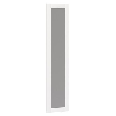 дверь для шкафа МАКС шириной 500мм (с зеркалом) белая ЛДСП