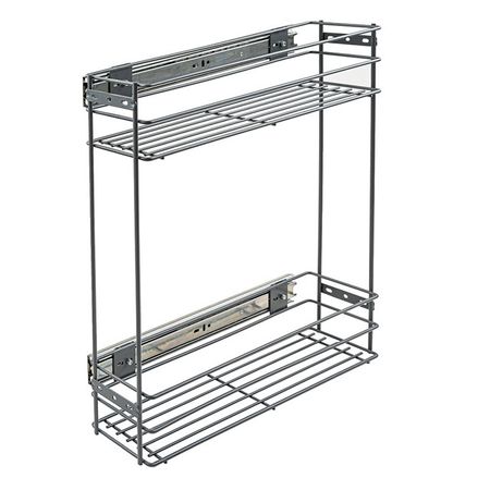 бутылочница Lemax 150мм с боковым креплением 450х110х470мм вулканический серый