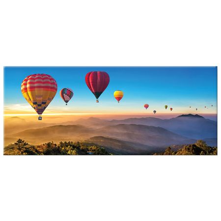 картина на холсте ВОЗДУШНЫЕ ШАРЫ 450х1150мм холст на картоне art idea грунтованый 15 х 20 см