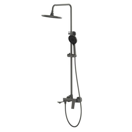 система душевая TOKITO RAIN 1017GM смеситель с изливом латунь вороненая сталь