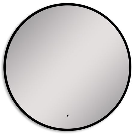 зеркало для ванной SILVER MIRRORS Monaco-BLACK D77 круг бесконтактный сенсор
