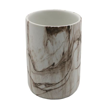 стакан для зубных щеток VITARTA Marble sand керамика бежевый