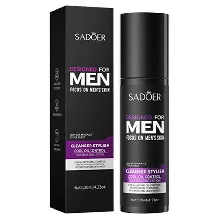 Лосьон для лица SADOER Лосьон для лица мужской Cool Oil Control очищающий и увлажняющий