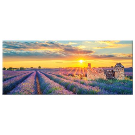 картина на холсте ЛАВАНДОВОЕ ПОЛЕ 450х1150мм холст на картоне art idea грунтованый 15 х 20 см