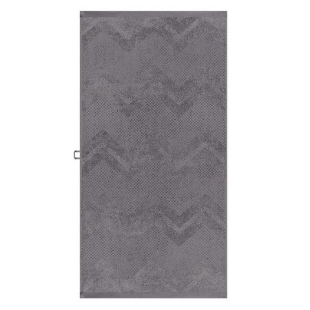 полотенце махр.TODELIA Crocheting 70х140см серое, арт.ПТА715-6544/6919,451