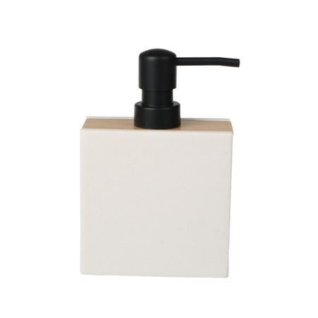 дозатор для жидкого мыла VITARTA Square полирезин белый