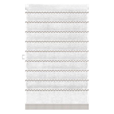 полотенце махр.TODELIA Cascade 30х50см белое, арт.ПТА1725-6542/6917,101