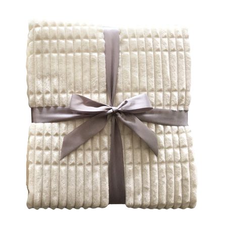 плед TODELIA 140х180см белый, арт.EDCF01white-180