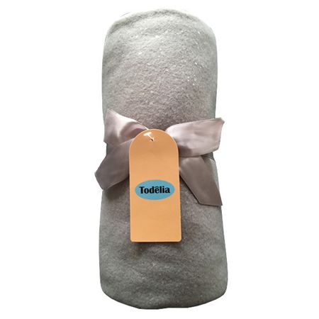 плед TODELIA 140х180см серый, арт.EDFP01grey