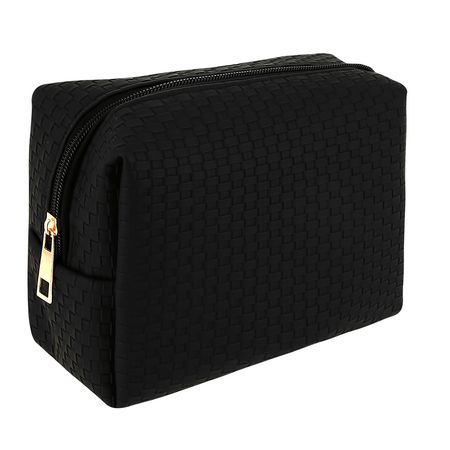 Косметичка LADY PINK FAVS плетеная черная