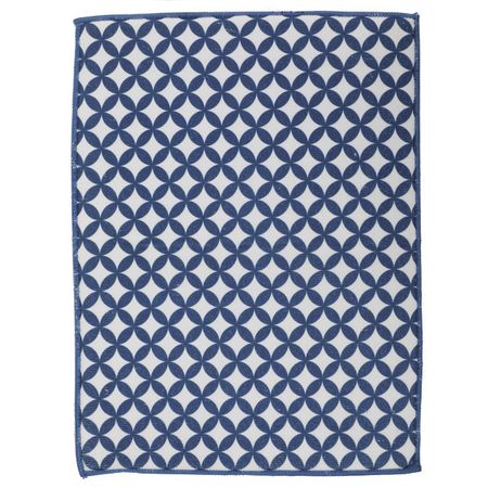 коврик для сушки посуды TODELIA 32х43см полиэстер синий