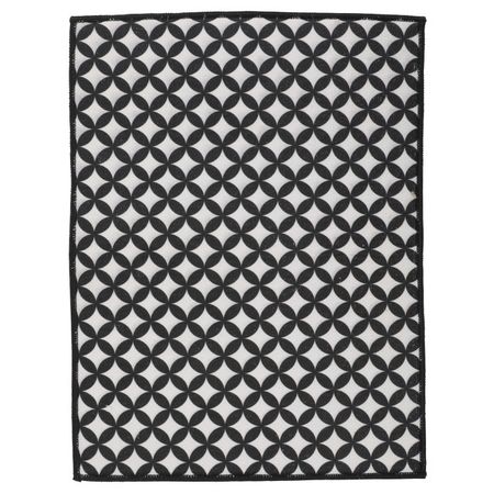 коврик для сушки посуды TODELIA 32х43см полиэстер черный