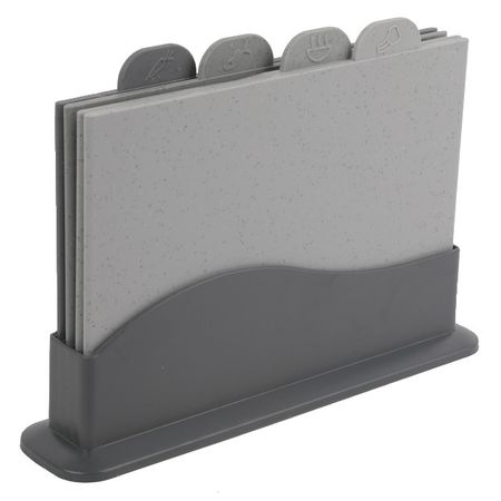 набор досок раздел. TODELIA 4шт 27x18см на подставке пластик