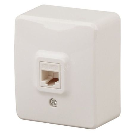 розетка 1 пост телефонная ЭРА Эксперт IP20 слоновая кость скетчбук 9 14 80л sketchmarker синий неон 140г м2 слоновая кость тв обл