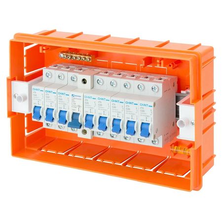 щит распределительный встраиваемый NILSON на 9 модулей IP40 черный/оранжевый бечевка для декорирования на пластиковой бобине 10м оранжевый