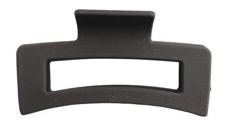 Kosmoshtuchki Rectangular Large Bio Hair Clip Black