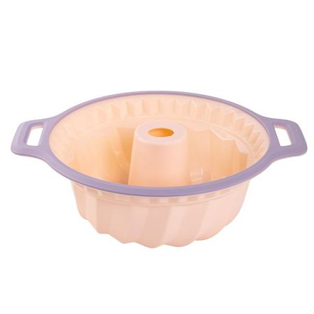 форма для выпечки ATTRIBUTE Aurora 31,5х26,5х10см круглая силикон с металлической рамкой