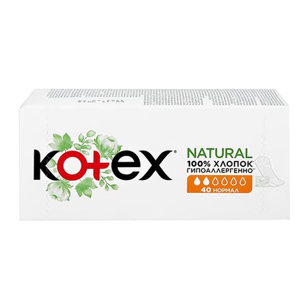 Прокладки ежедневные KOTEX NATURAL Normal 40 шт ниалл стоукс u2 история за каждой песней