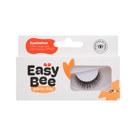 Накладные ресницы EASYBEE PARTY DAY EYELASHES FAUX MINK №101 черные с эффектом норки говард джейкобсон немного пожить