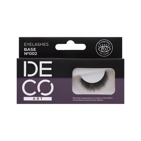 Накладные ресницы DECO. ART EYELASHES BASE №002 черные александр сергеевич конторович черные купола выстрел в прошлое