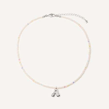 HOLLY JUNE Колье My Mini ABC Necklace - Silver